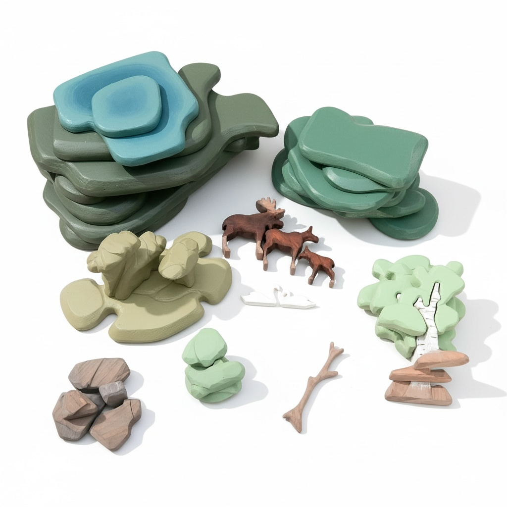 Crystal Lakes Moose & Swan Set