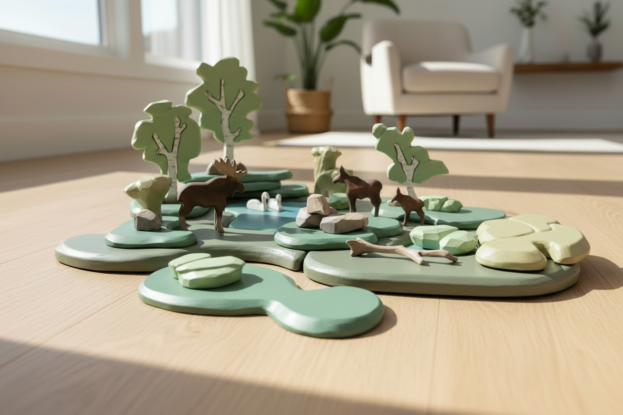 Crystal Lakes Moose & Swan Set