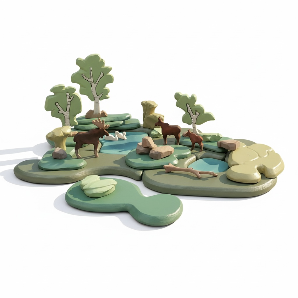 Crystal Lakes Moose & Swan Set